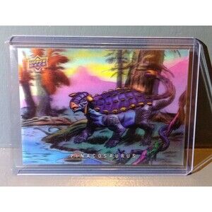 2015 Upper Deck Dinosaurs 3-D Lenticular Pinacosaurus #19 Trading Card